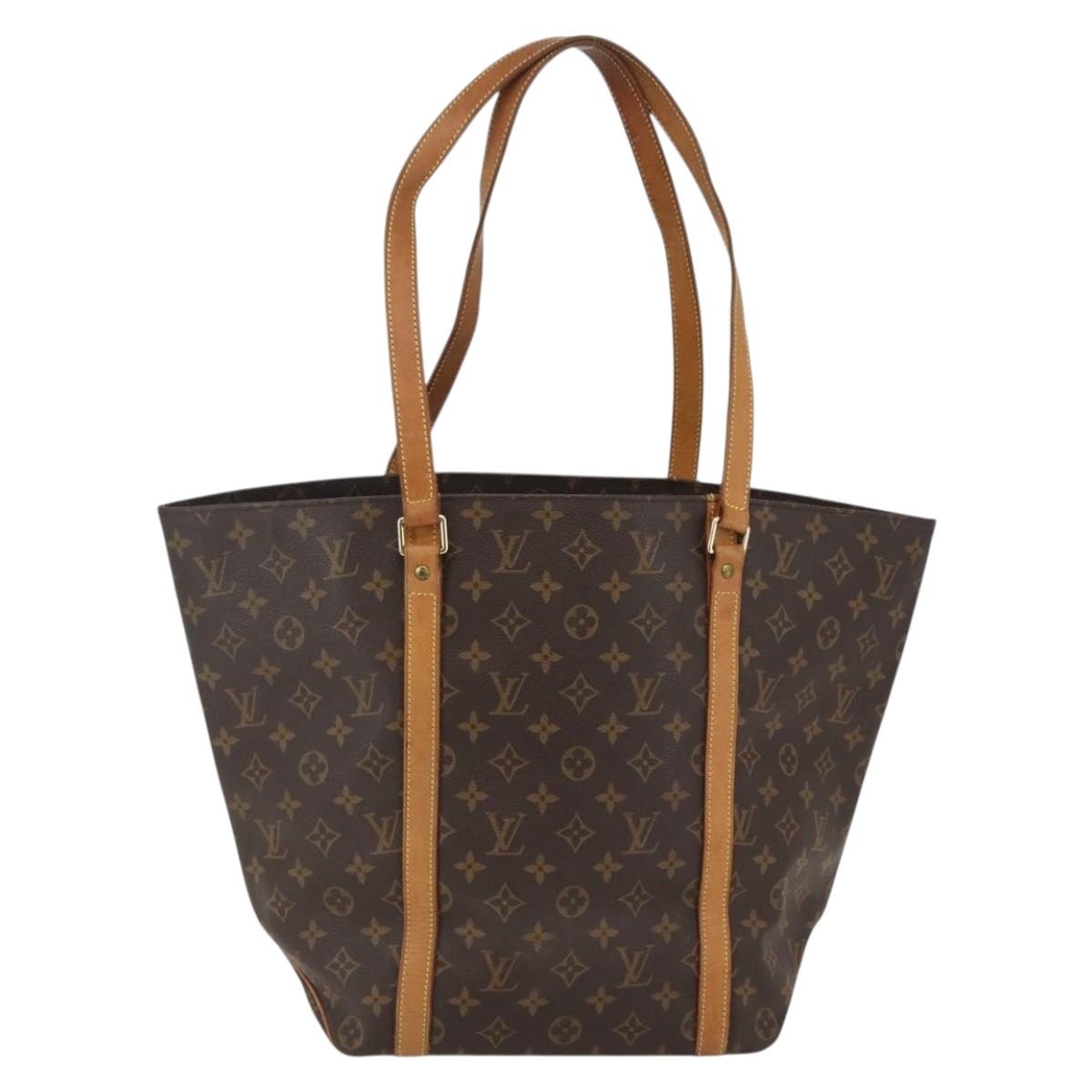 LOUIS VUITTON Monogram Sac Shopping Tote Bag M51108 LV Auth 144798