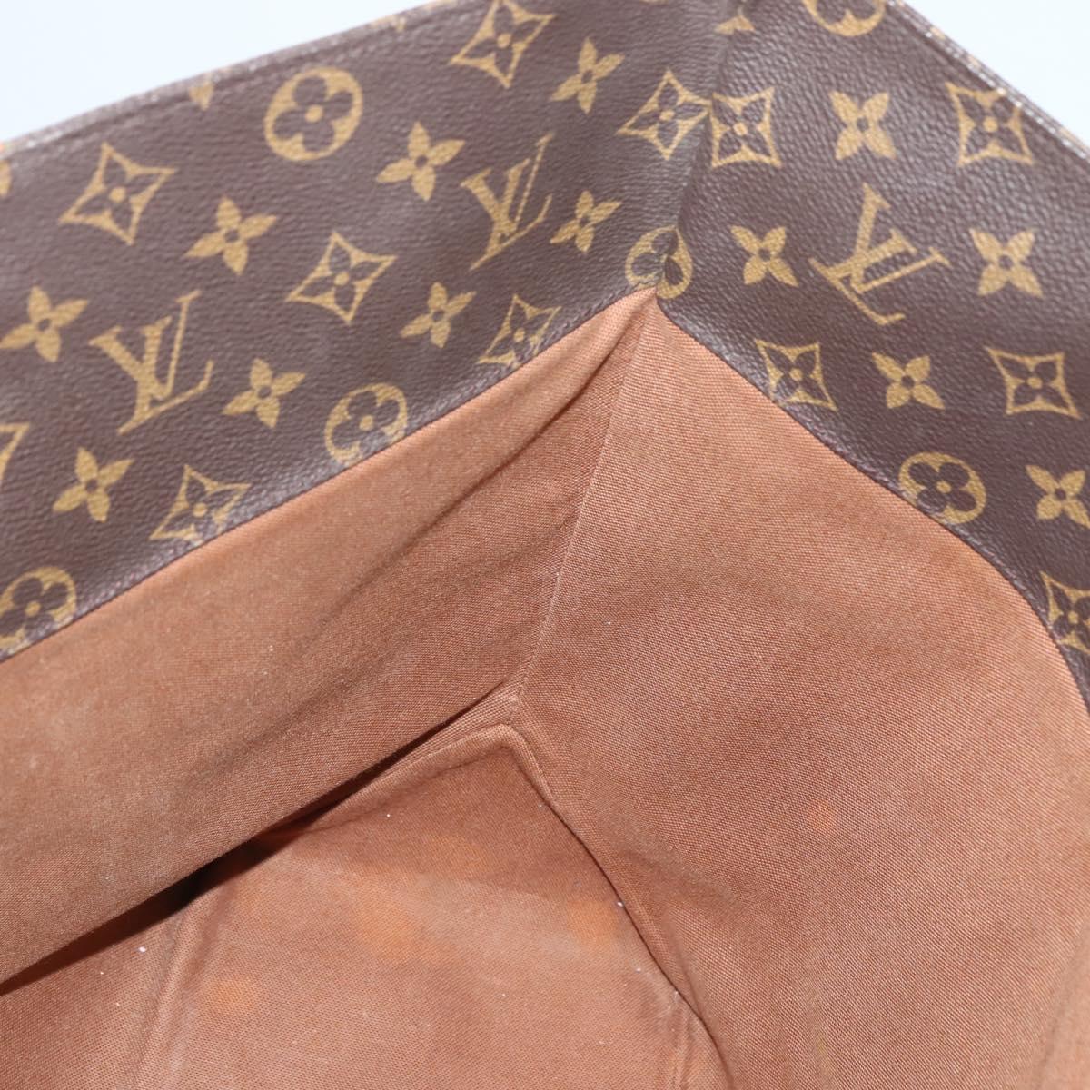 LOUIS VUITTON Monogram Sac Shopping Tote Bag M51108 LV Auth 144798