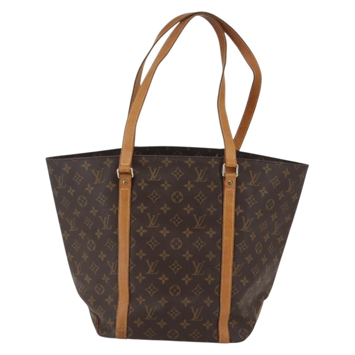LOUIS VUITTON Monogram Sac Shopping Tote Bag M51108 LV Auth 144798