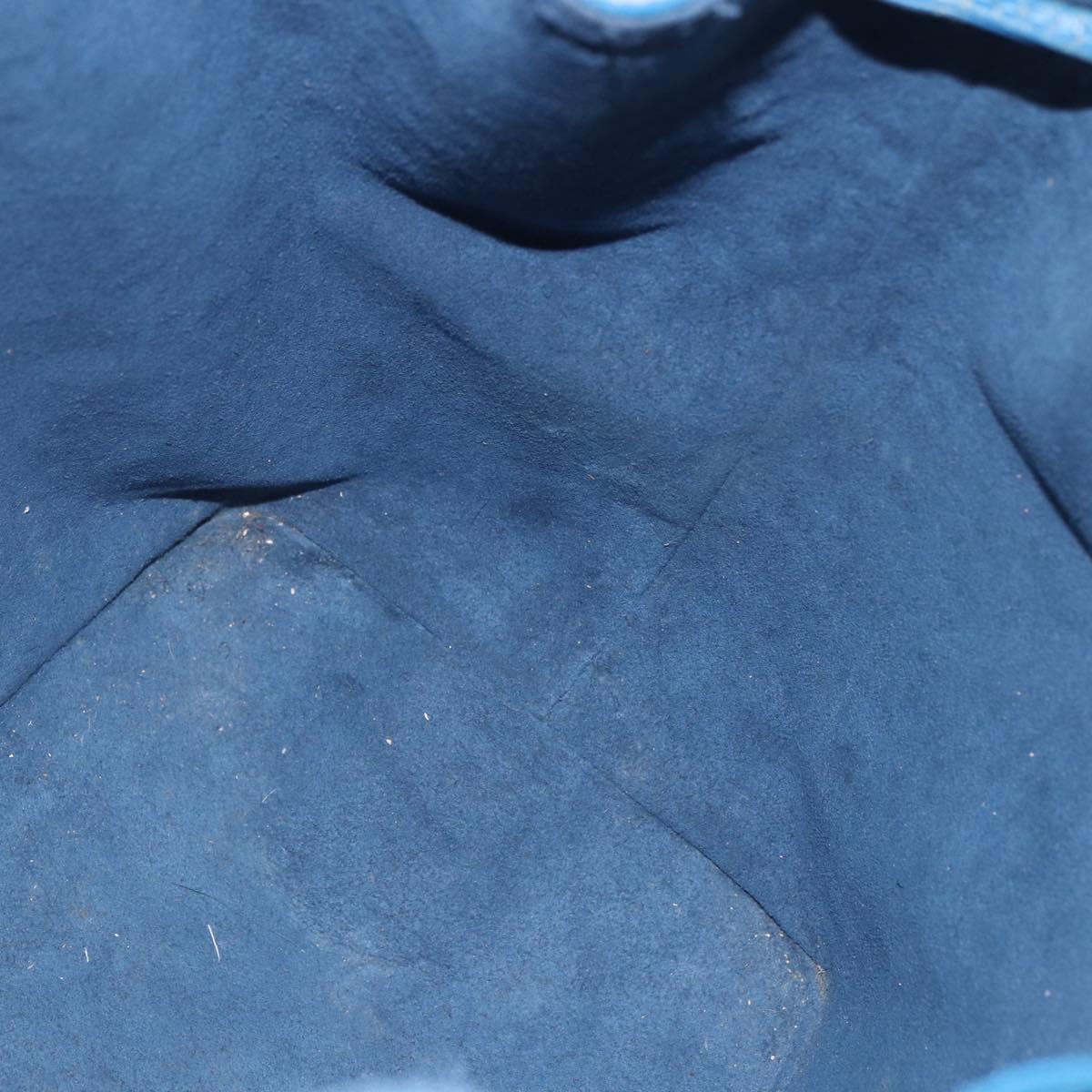 LOUIS VUITTON Epi Petit Noe Shoulder Bag Blue M44105 LV Auth 144801