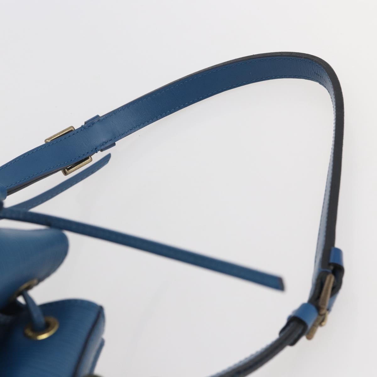 LOUIS VUITTON Epi Petit Noe Shoulder Bag Blue M44105 LV Auth 144801