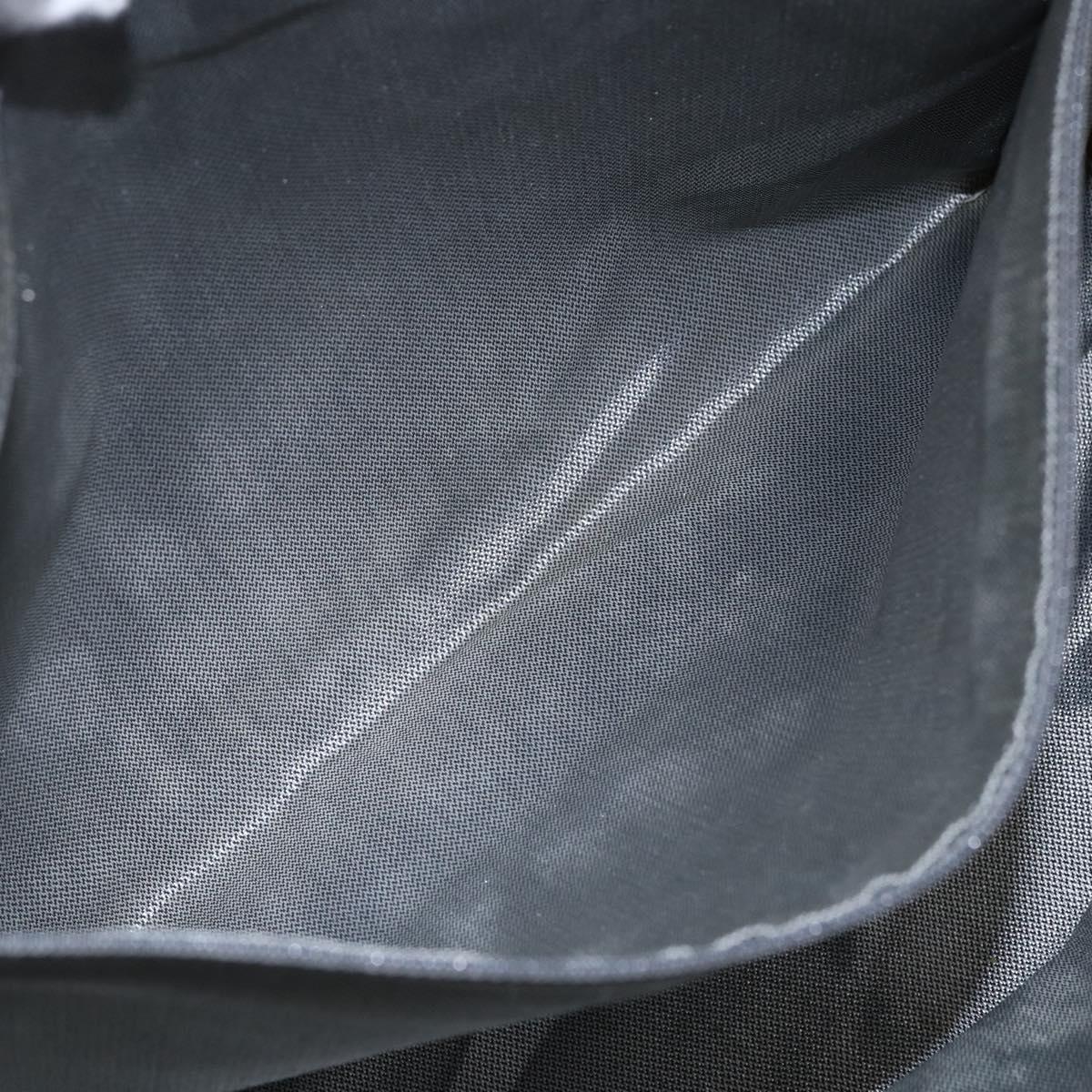 CHANEL New Mademoiselle Chain Tote Bag Leather Black Silver CC Auth 144808