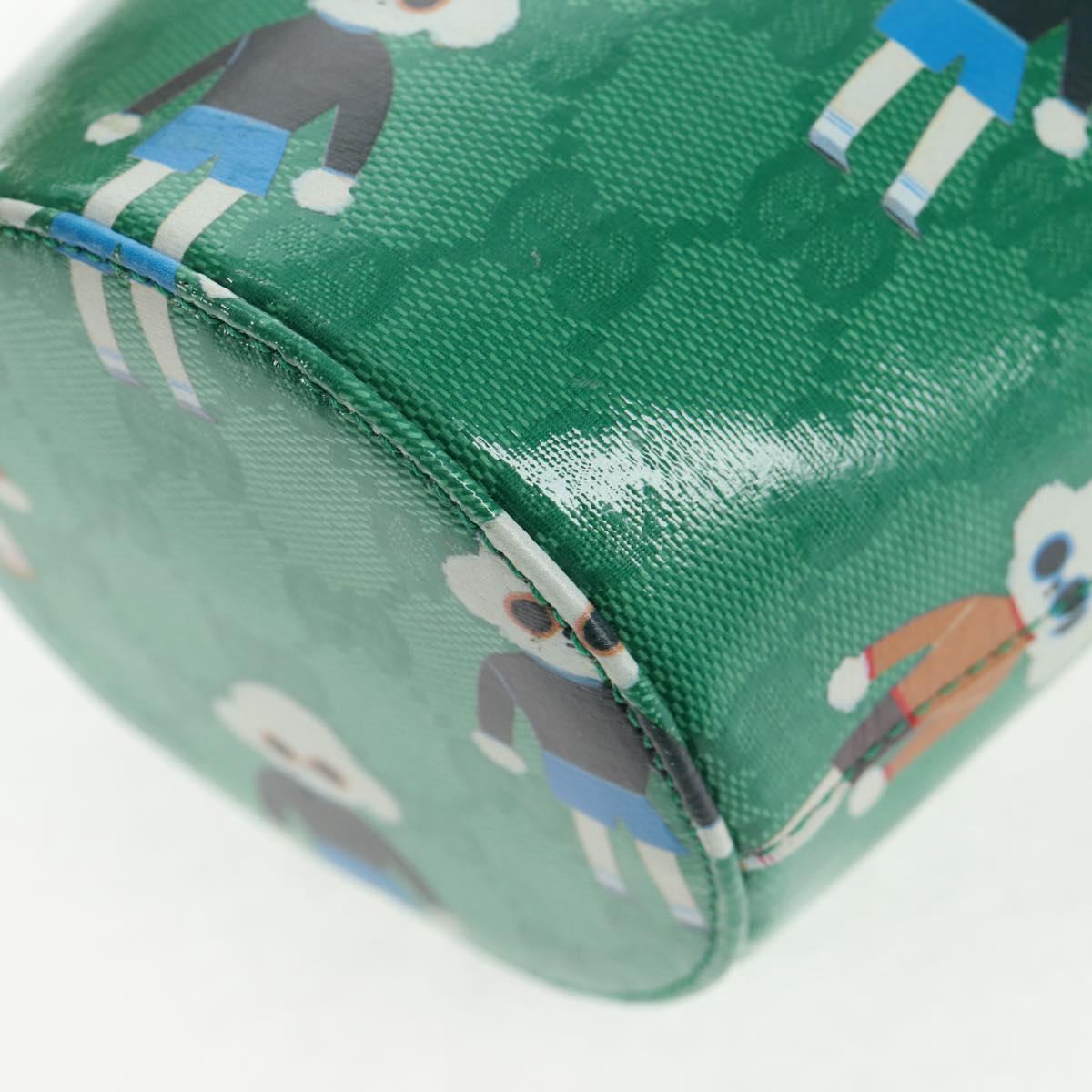 GUCCI GG Crystal Children's Kim Seung Yeon Bag Gold Green 752356 Auth 144816V