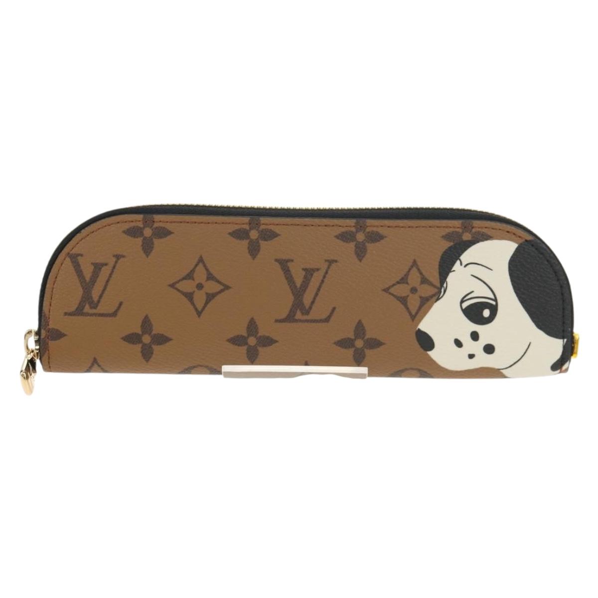 LOUIS VUITTON Eclipse Reverse Pencil Pouch Charlotte Case GI1112 Auth 144821SAM