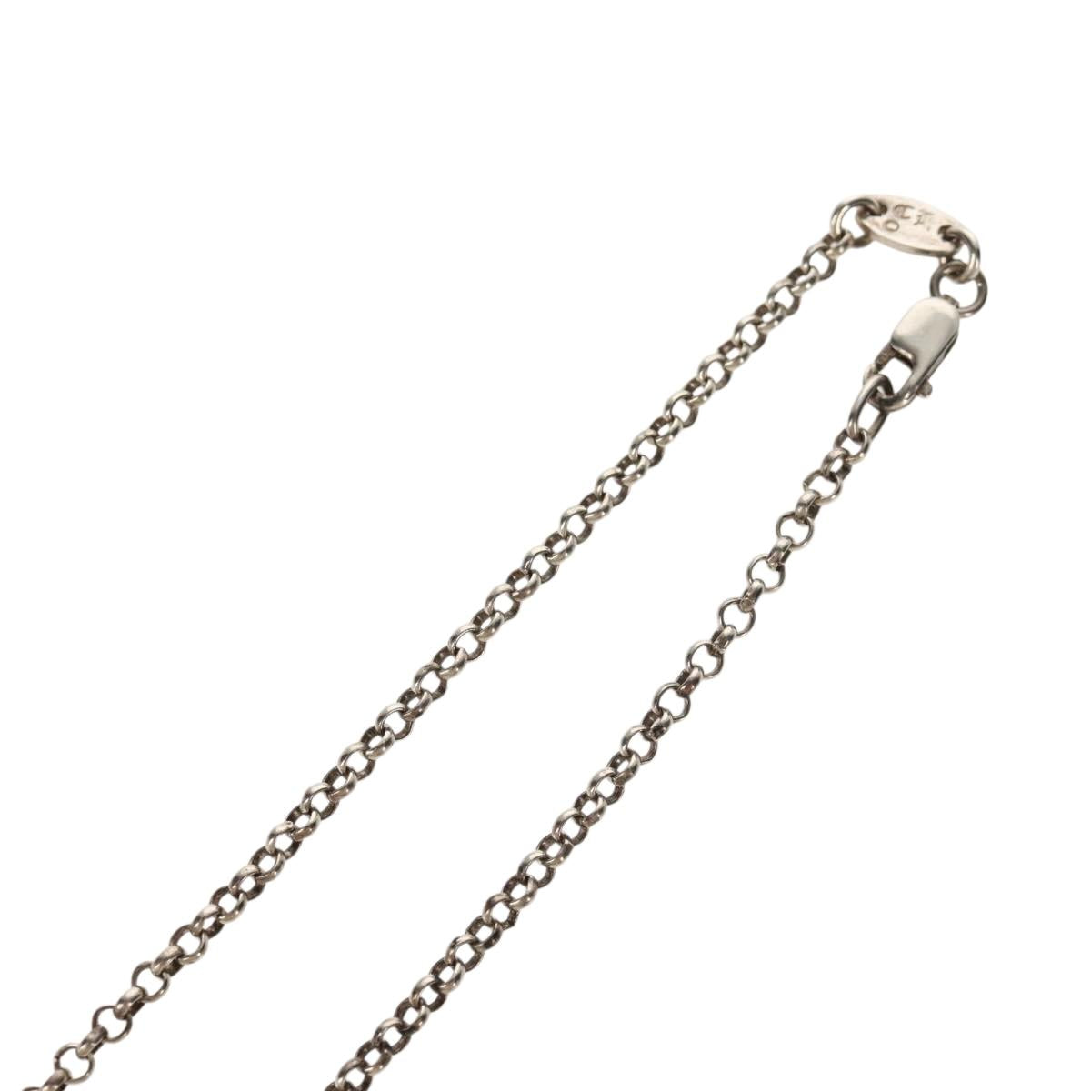 Chrome Hearts Roll Chain Necklace Ag925 Silver Auth 144823AM