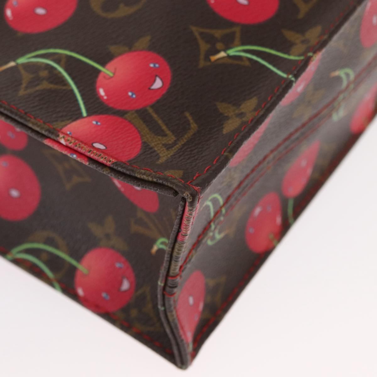 LOUIS VUITTON Monogram Cherry Sac Plat Hand Bag M95010 LV Auth 144826V