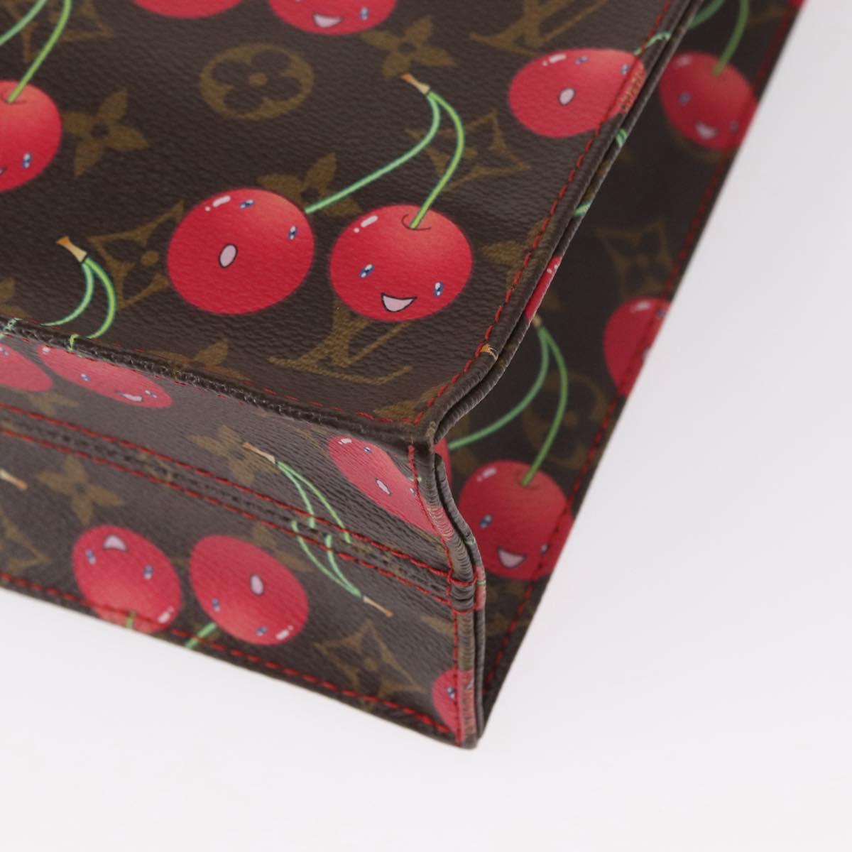 LOUIS VUITTON Monogram Cherry Sac Plat Hand Bag M95010 LV Auth 144826V