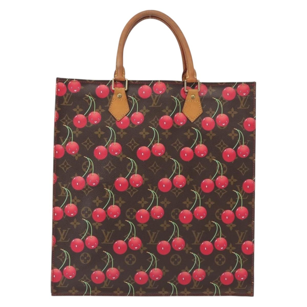 LOUIS VUITTON Monogram Cherry Sac Plat Hand Bag M95010 LV Auth 144826V