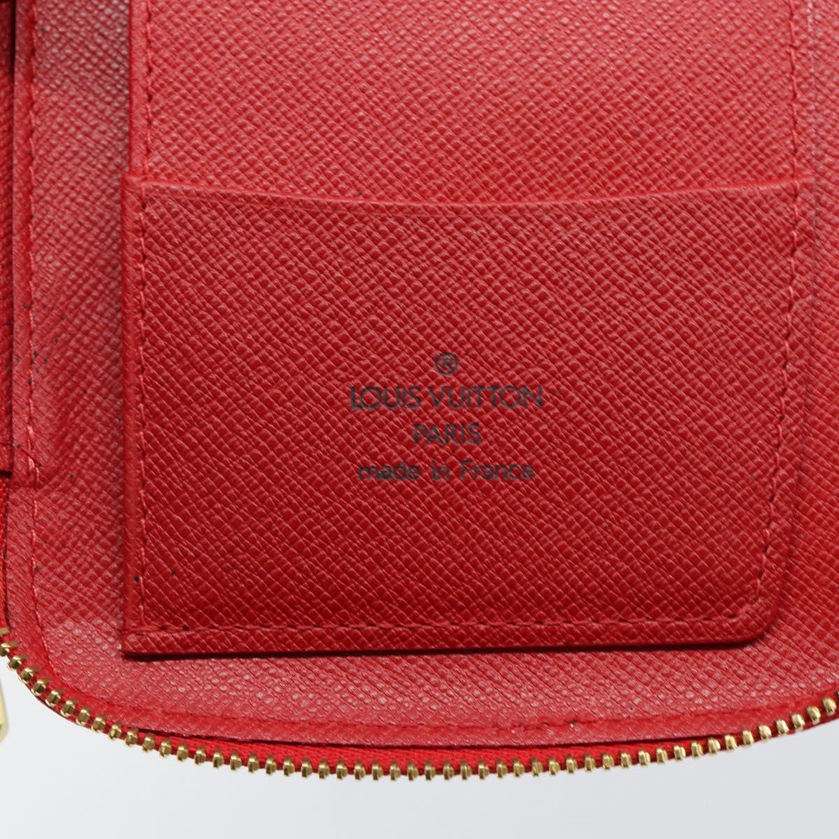 LOUIS VUITTON Epi Agenda Geod Wallet Red M63877 LV Auth 144840