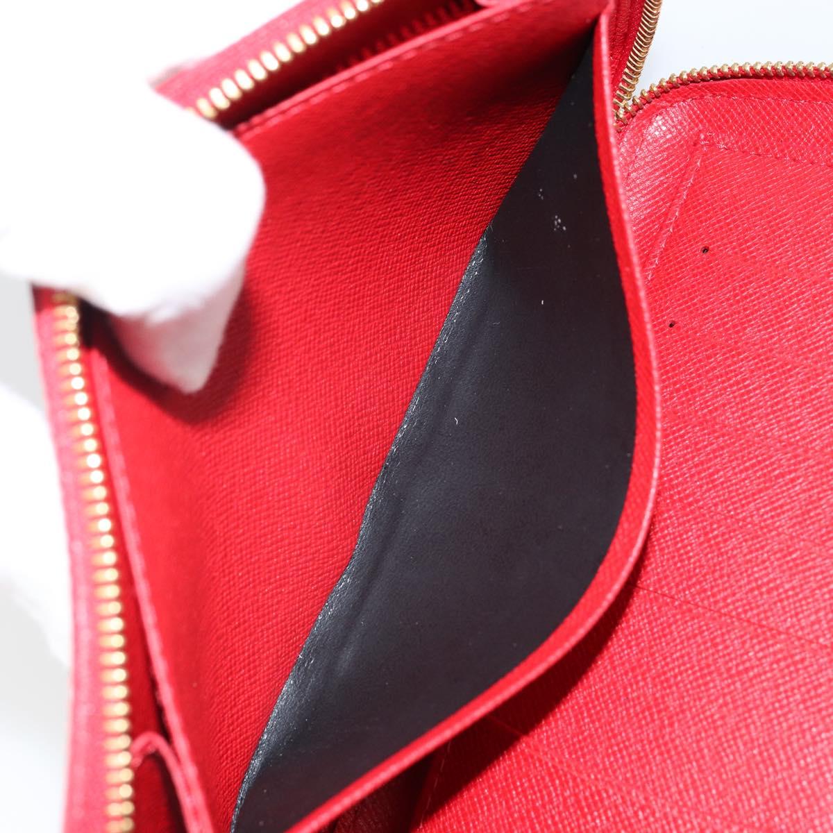 LOUIS VUITTON Epi Agenda Geod Wallet Red M63877 LV Auth 144840