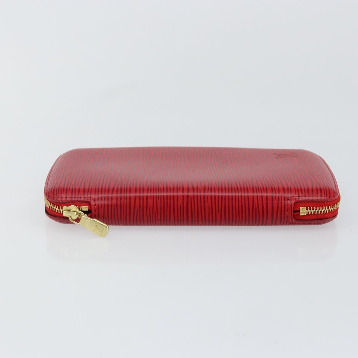 LOUIS VUITTON Epi Agenda Geod Wallet Red M63877 LV Auth 144840