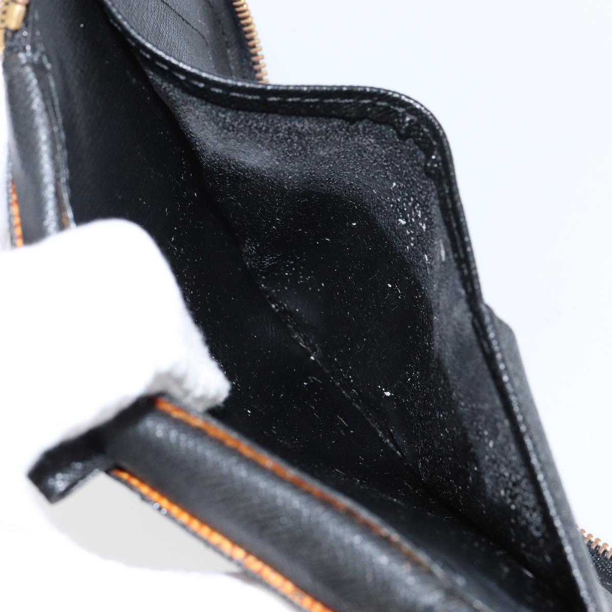 LOUIS VUITTON Epi Agenda Geode Travel Case Black M63872 LV Auth 144841