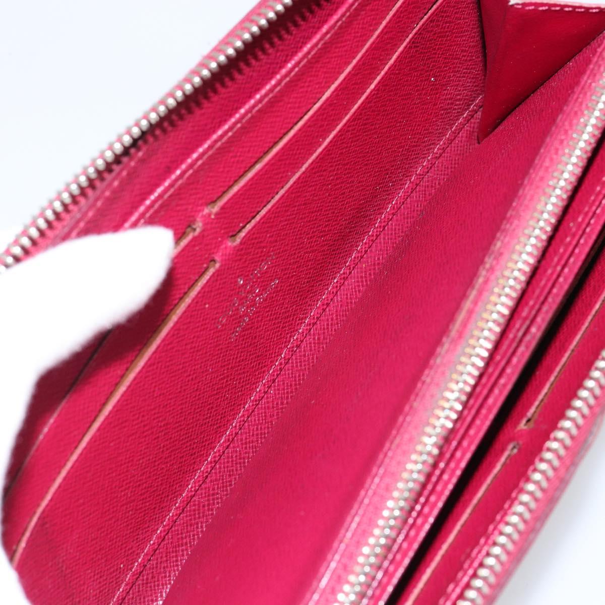 LOUIS VUITTON Epi Zippy Wallet Long Wallet Fuchsia M60305 LV Auth 144842