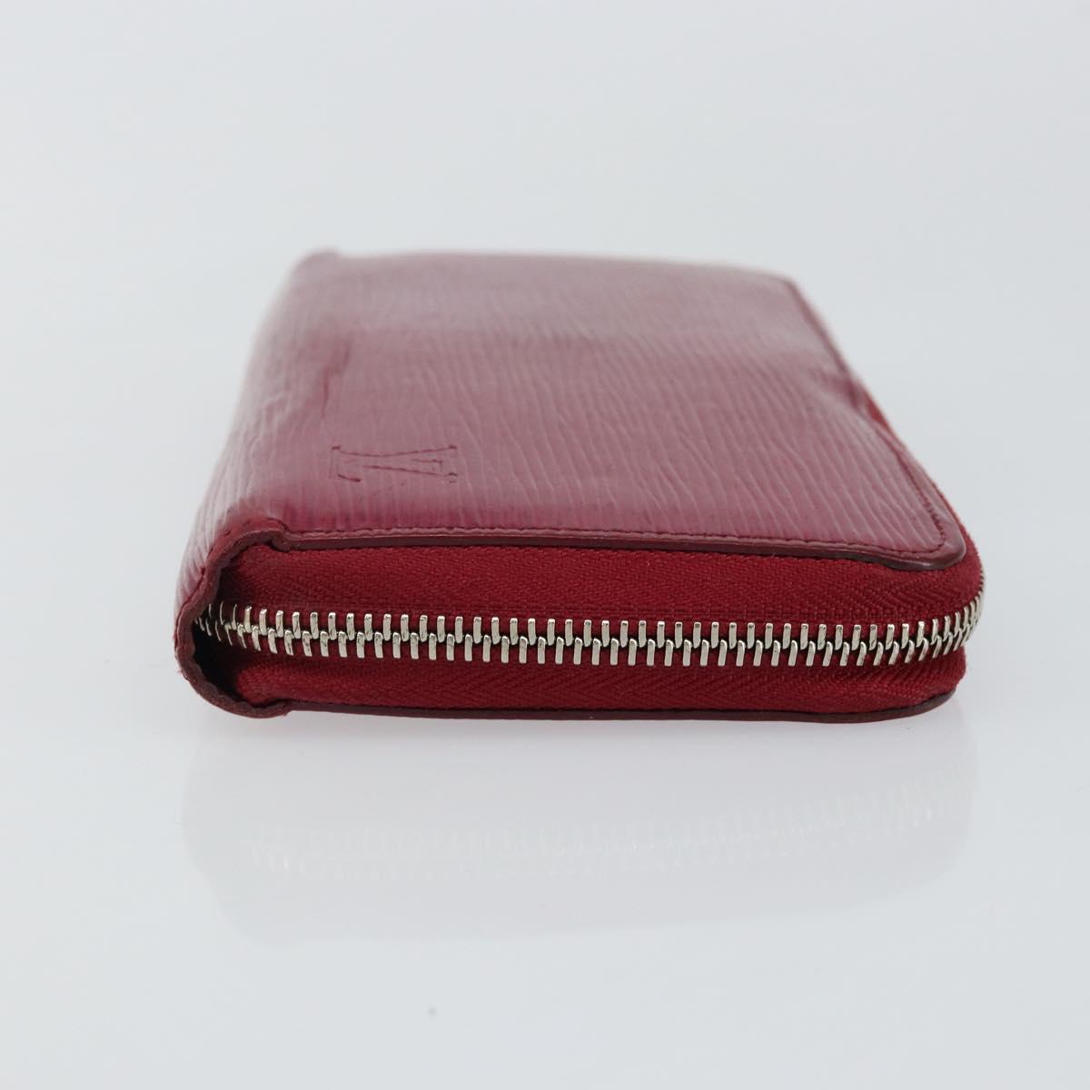 LOUIS VUITTON Epi Zippy Wallet Long Wallet Fuchsia M60305 LV Auth 144842