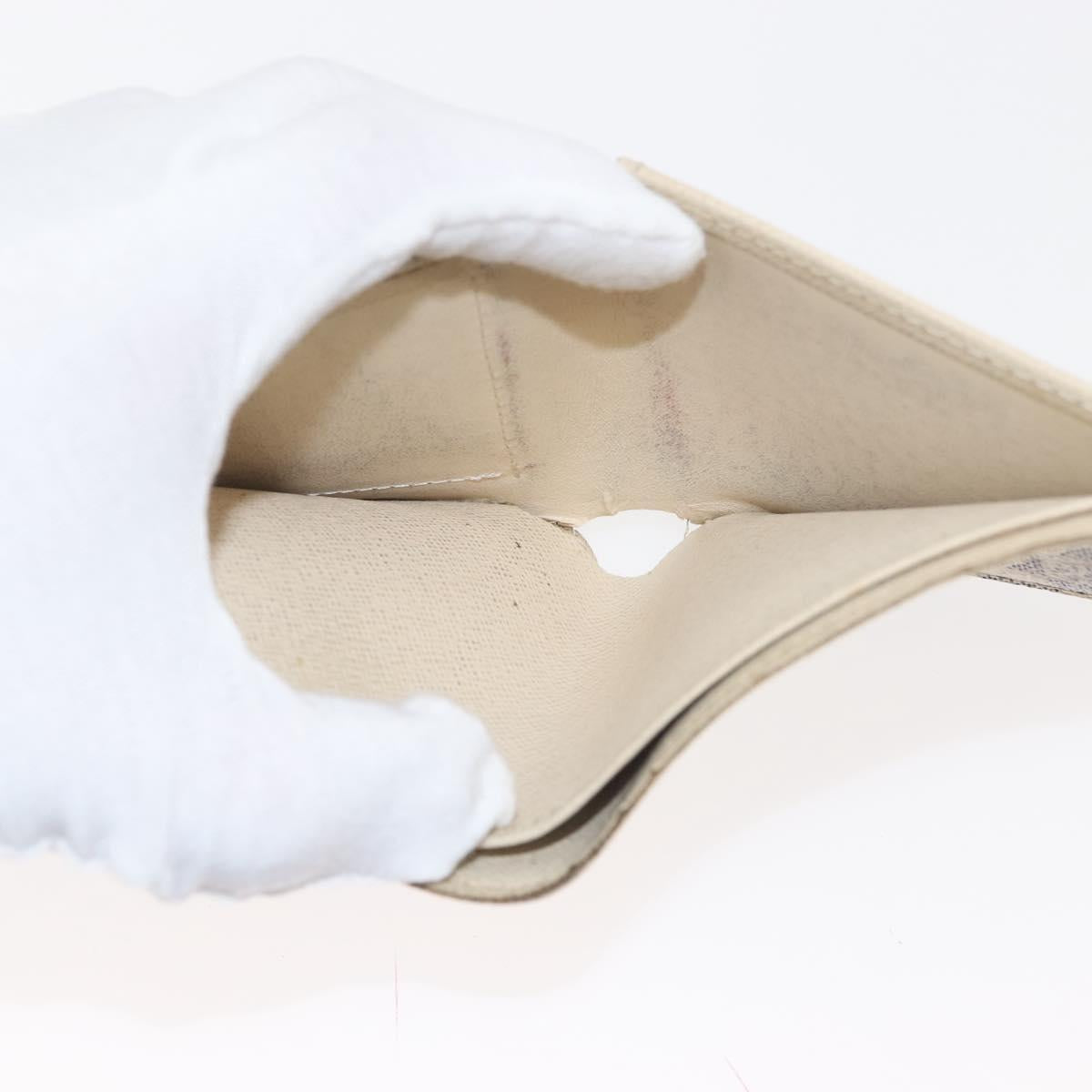 LOUIS VUITTON Damier Azur Porte Feuille Marco Bifold Wallet N60018 Auth 144844