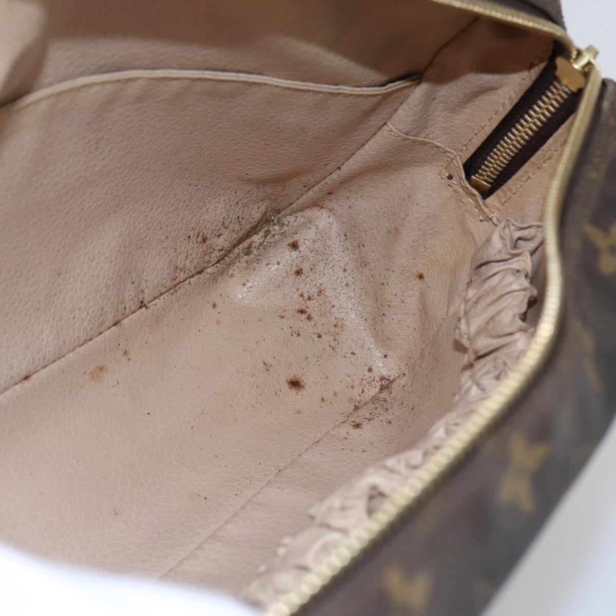 LOUIS VUITTON Monogram Trousse Toilette 28 Clutch Bag M47522 LV Auth 144862