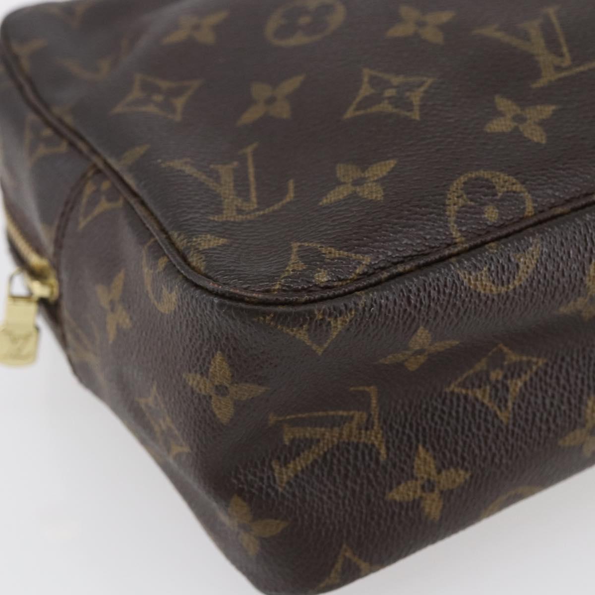 LOUIS VUITTON Monogram Trousse Toilette 28 Clutch Bag M47522 LV Auth 144862