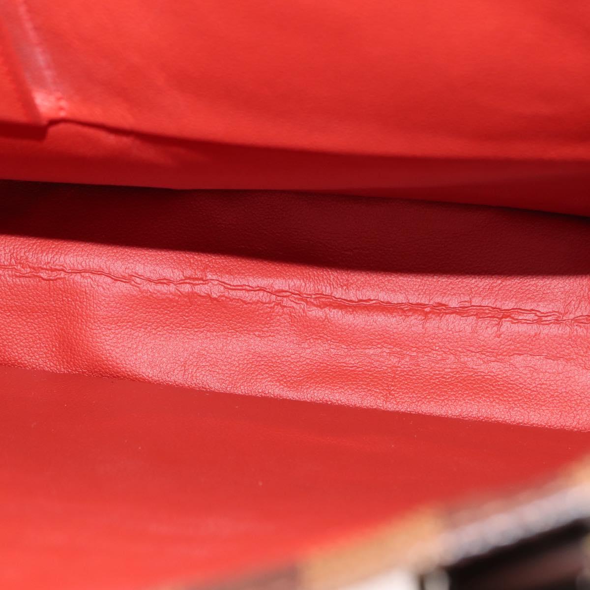 LOUIS VUITTON Damier Ebene Sac Plat Hand Bag N51140 LV Auth 144863