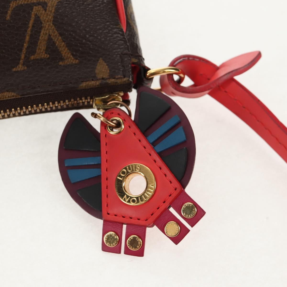 LOUIS VUITTON Monogram Totem Pochette Accessoires Pouch M41669 LV Auth 144884V