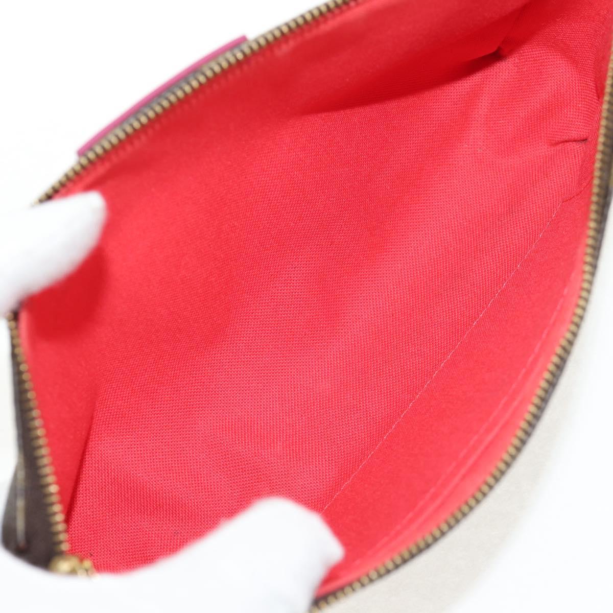 LOUIS VUITTON Monogram Totem Pochette Accessoires Pouch M41669 LV Auth 144884V