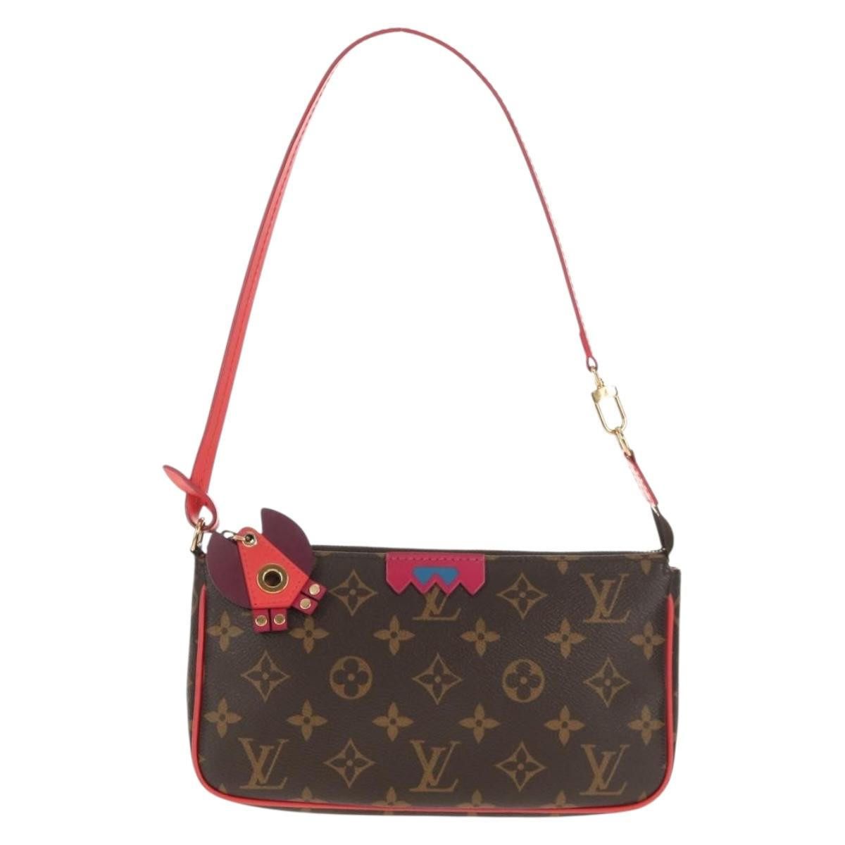 LOUIS VUITTON Monogram Totem Pochette Accessoires Pouch M41669 LV Auth 144884V