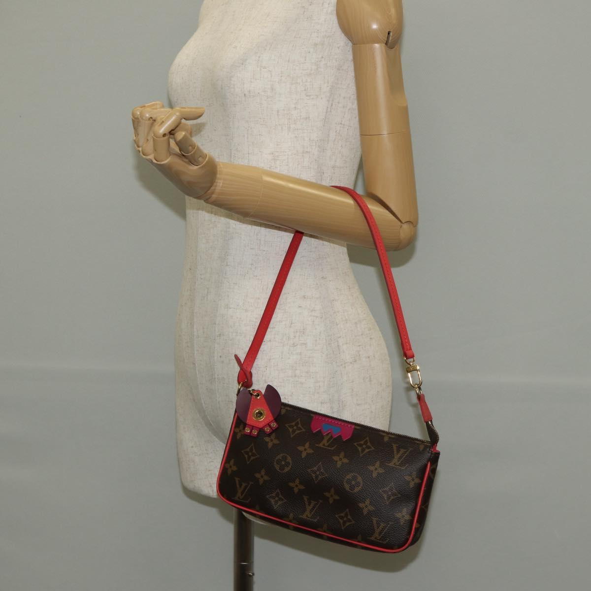 LOUIS VUITTON Monogram Totem Pochette Accessoires Pouch M41669 LV Auth 144884V