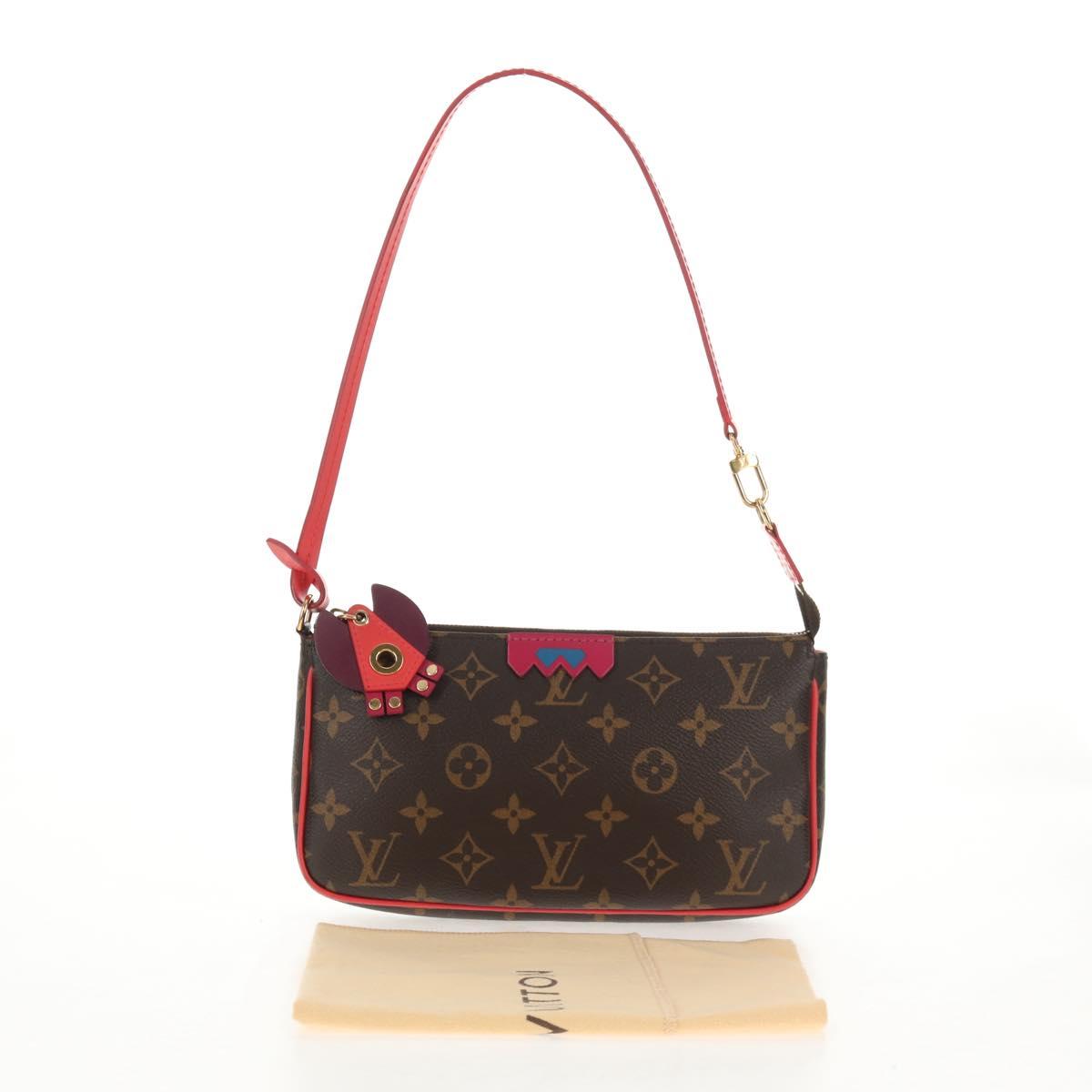 LOUIS VUITTON Monogram Totem Pochette Accessoires Pouch M41669 LV Auth 144884V