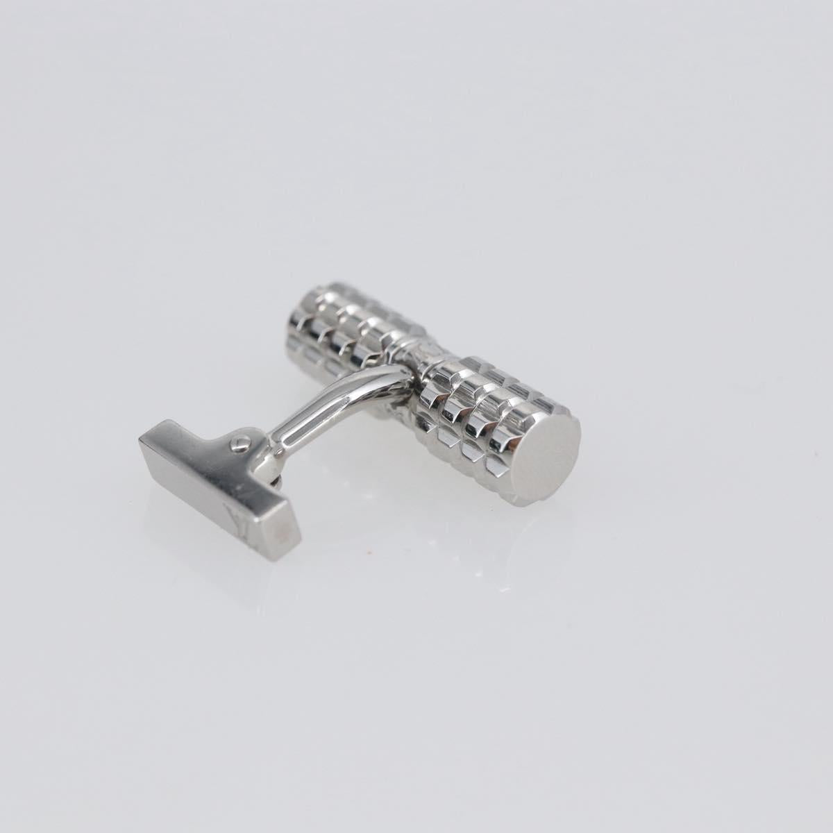 LOUIS VUITTON Bouton De Manchette Digit Cuff Case Metal M66358 LV Auth 144889