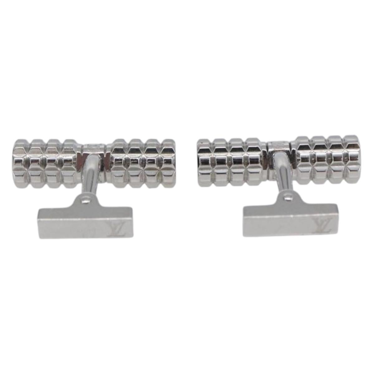 LOUIS VUITTON Bouton De Manchette Digit Cuff Case Metal M66358 LV Auth 144889