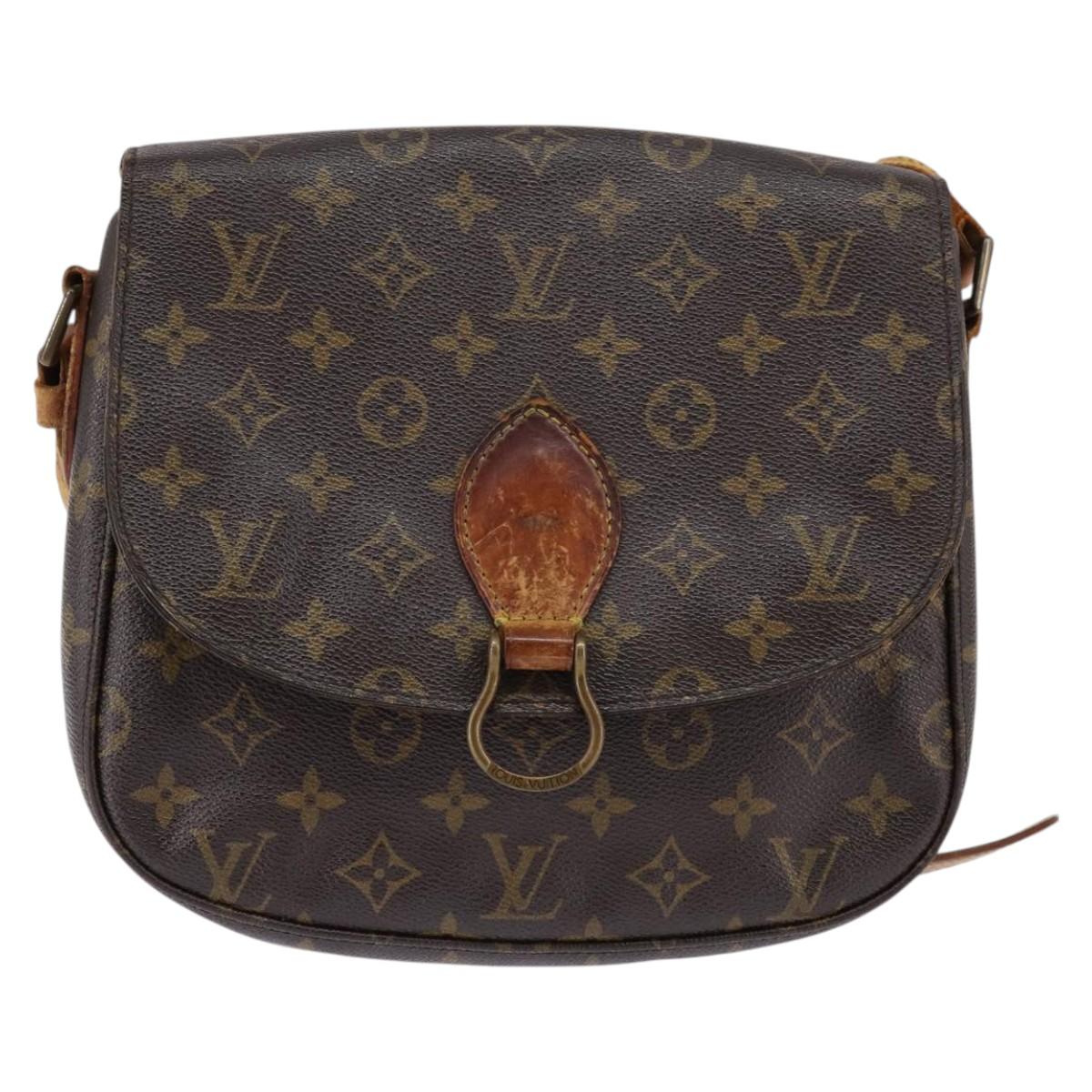 LOUIS VUITTON Monogram Saint Cloud GM Shoulder Bag M51242 LV Auth 144897