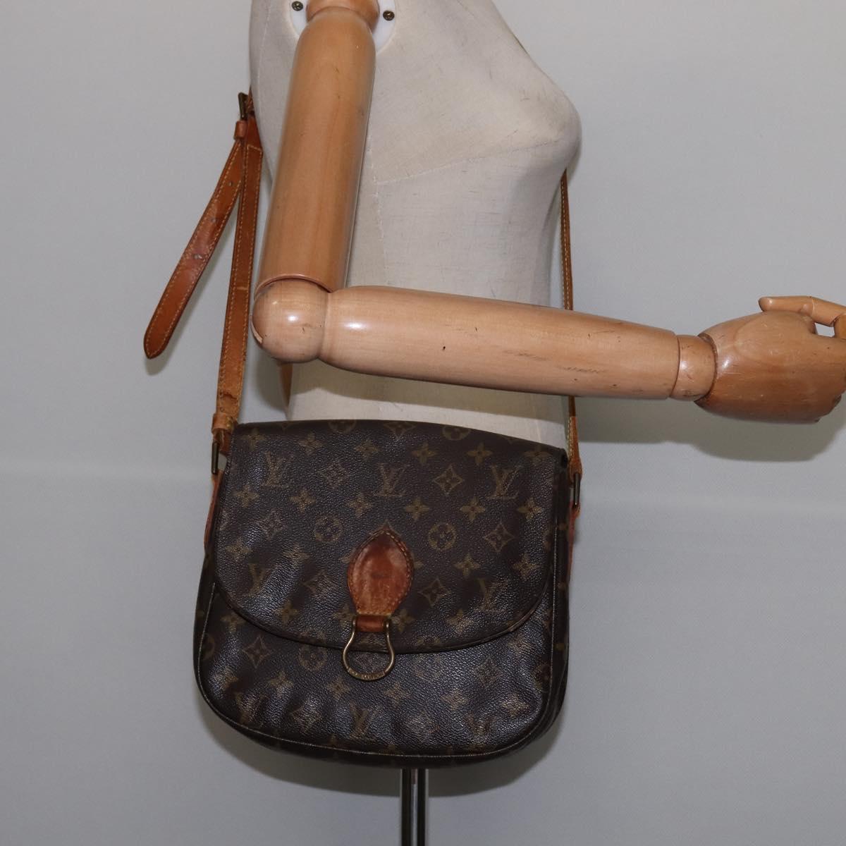 LOUIS VUITTON Monogram Saint Cloud GM Shoulder Bag M51242 LV Auth 144897