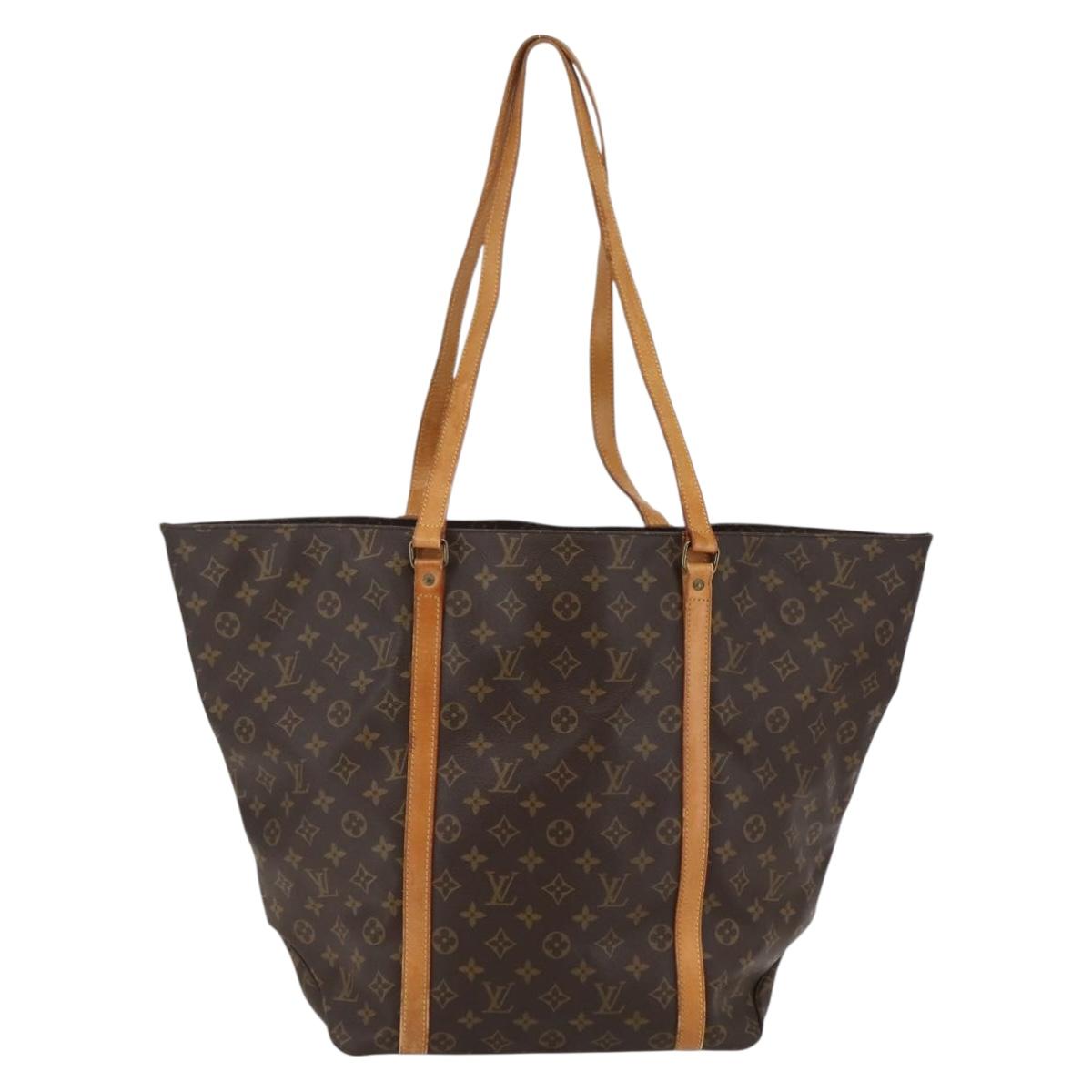 LOUIS VUITTON Monogram Sac Shopping GM Tote Bag M51110 LV Auth 144902