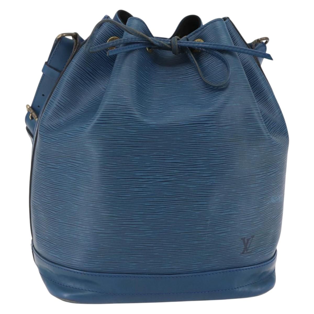 LOUIS VUITTON Epi Noe Shoulder Bag Toledo Blue M44005 LV Auth 144906