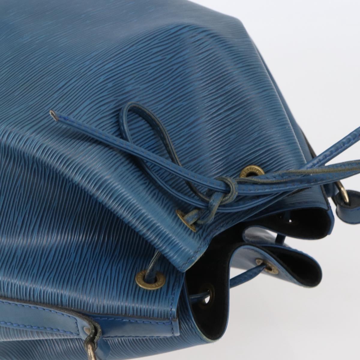 LOUIS VUITTON Epi Noe Shoulder Bag Toledo Blue M44005 LV Auth 144906