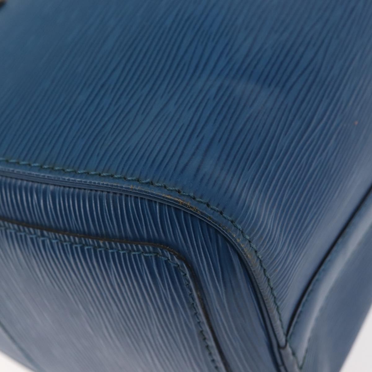 LOUIS VUITTON Epi Speedy 25 Hand Bag Toledo Blue M43015 LV Auth 144907