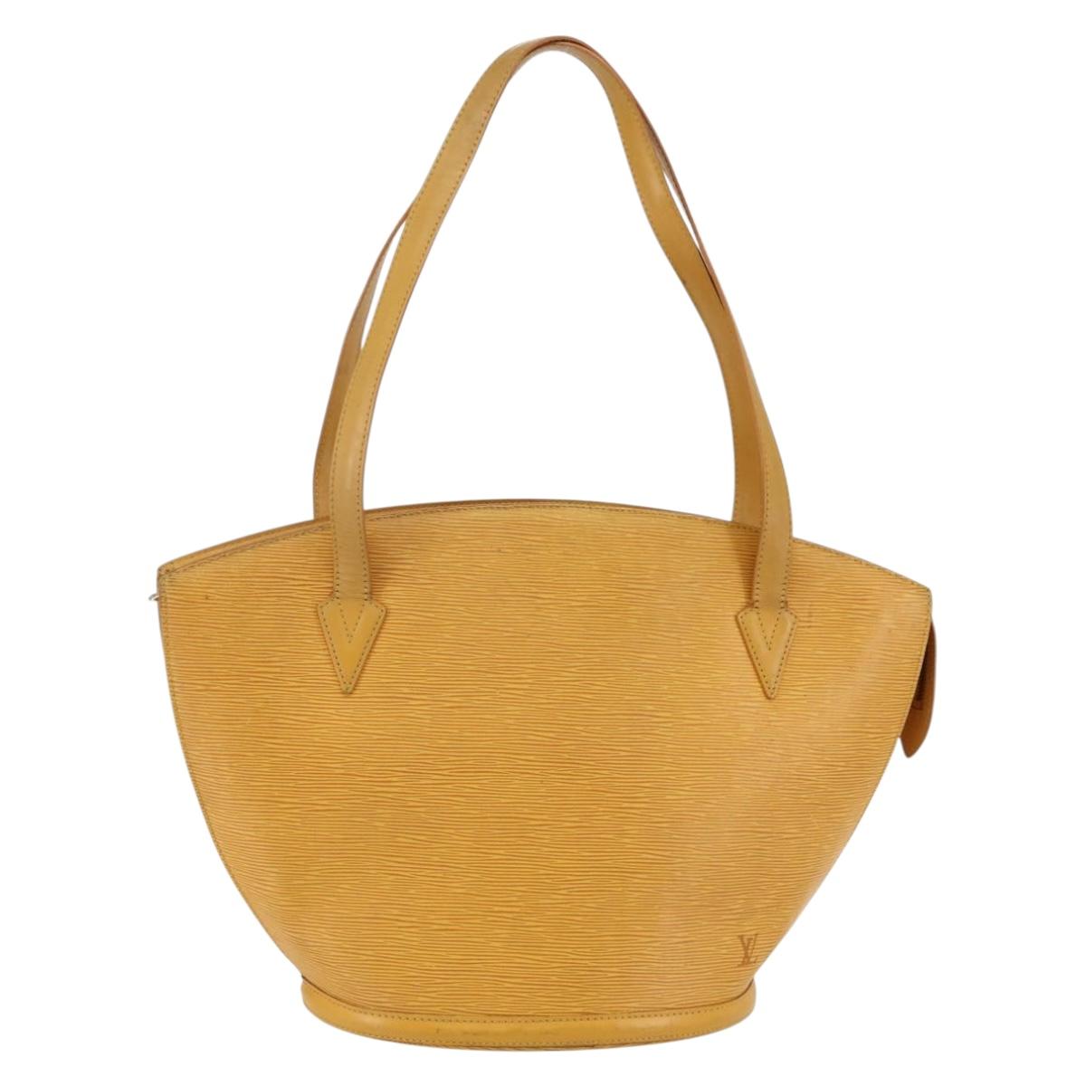 LOUIS VUITTON Epi Saint Jacques Shopping Shoulder Bag Yellow M52269 Auth 144909