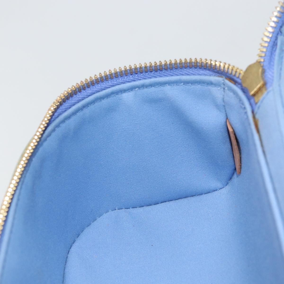 LOUIS VUITTON Monogram Vernis Sullivan Horizontal PM Hand Bag M91266 Auth 144912