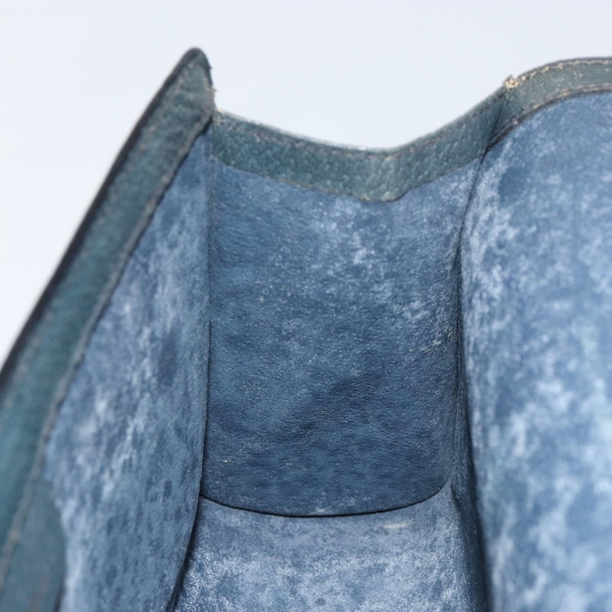 GUCCI GG Supreme Sherry Line Clutch Bag PVC Navy Red 89 01 006 Auth 144919