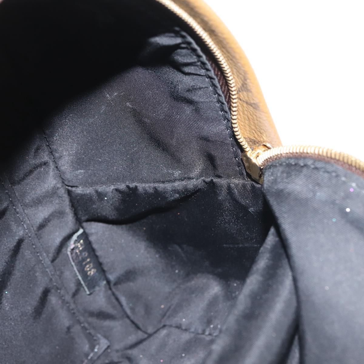 LOUIS VUITTON Monogram Reverse Palm Springs MINI Backpack M44872 LV Auth 144928