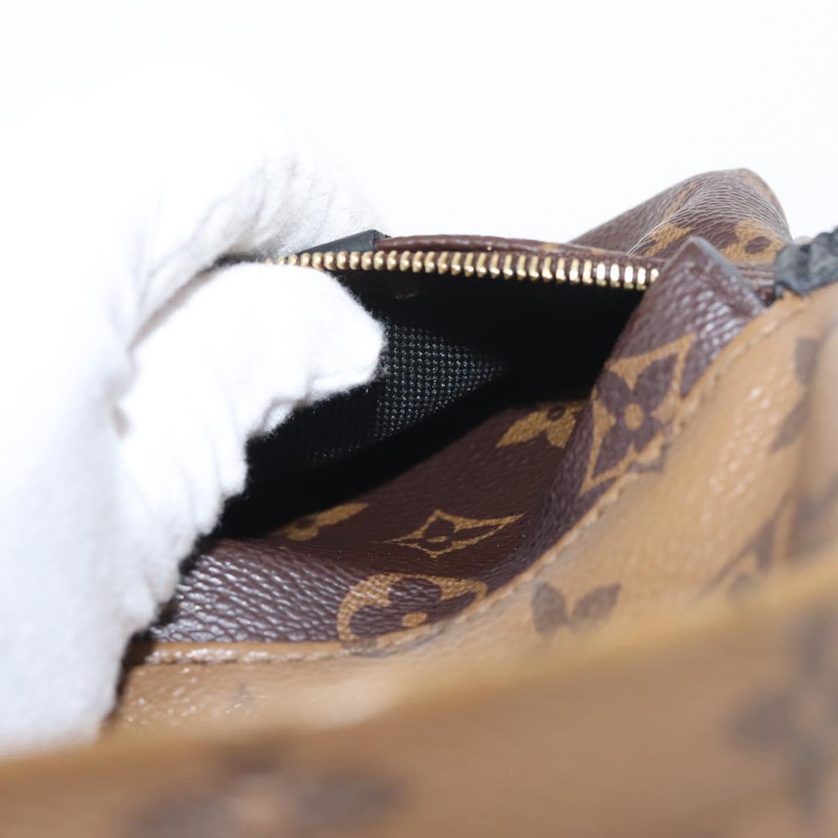 LOUIS VUITTON Monogram Reverse Palm Springs MINI Backpack M44872 LV Auth 144928