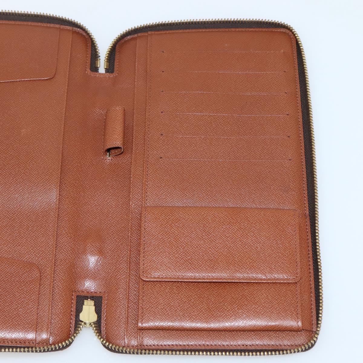 LOUIS VUITTON Monogram Organizer De Voyage Travel Case M60120 LV Auth 144931