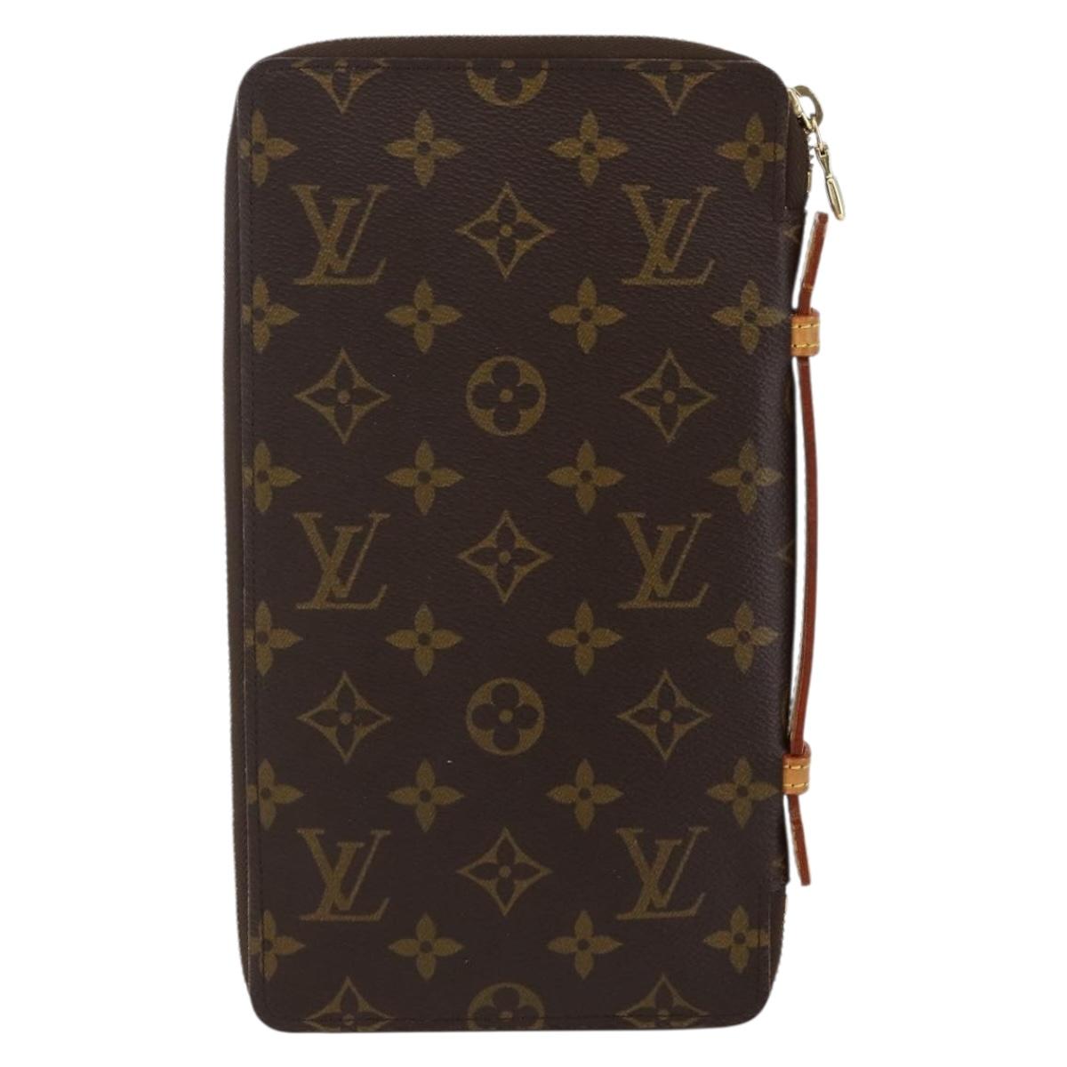 LOUIS VUITTON Monogram Organizer De Voyage Travel Case M60120 LV Auth 144931
