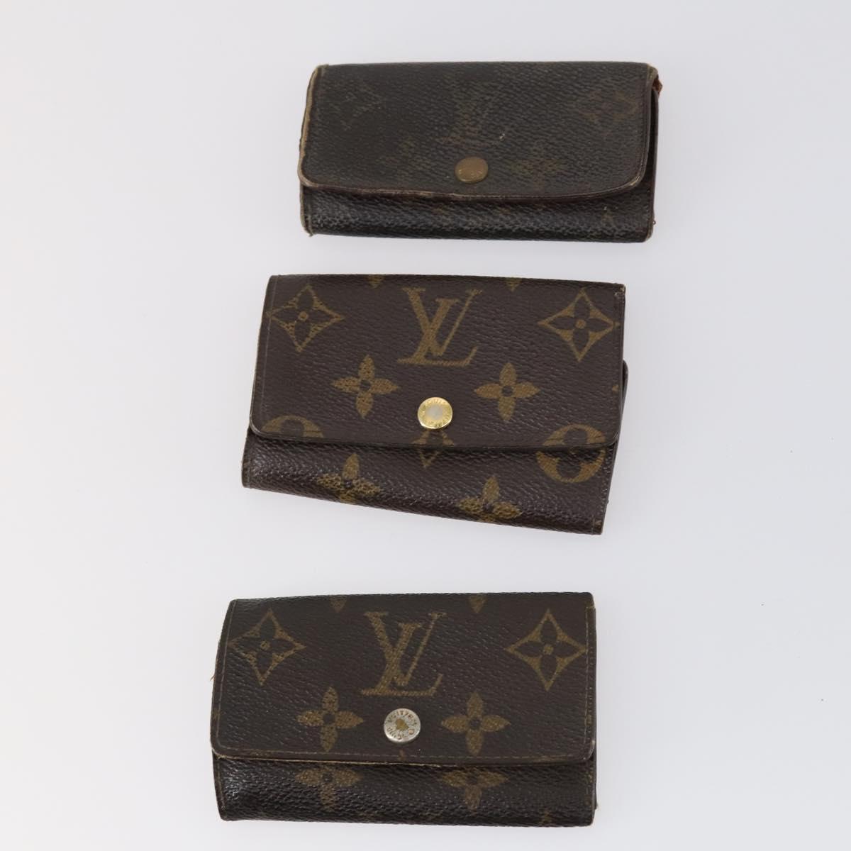 LOUIS VUITTON Monogram Key Case 6Set LV Auth 144941