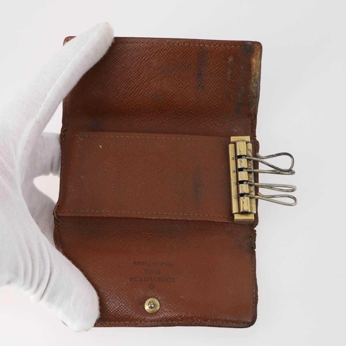 LOUIS VUITTON Monogram Key Case 6Set LV Auth 144941