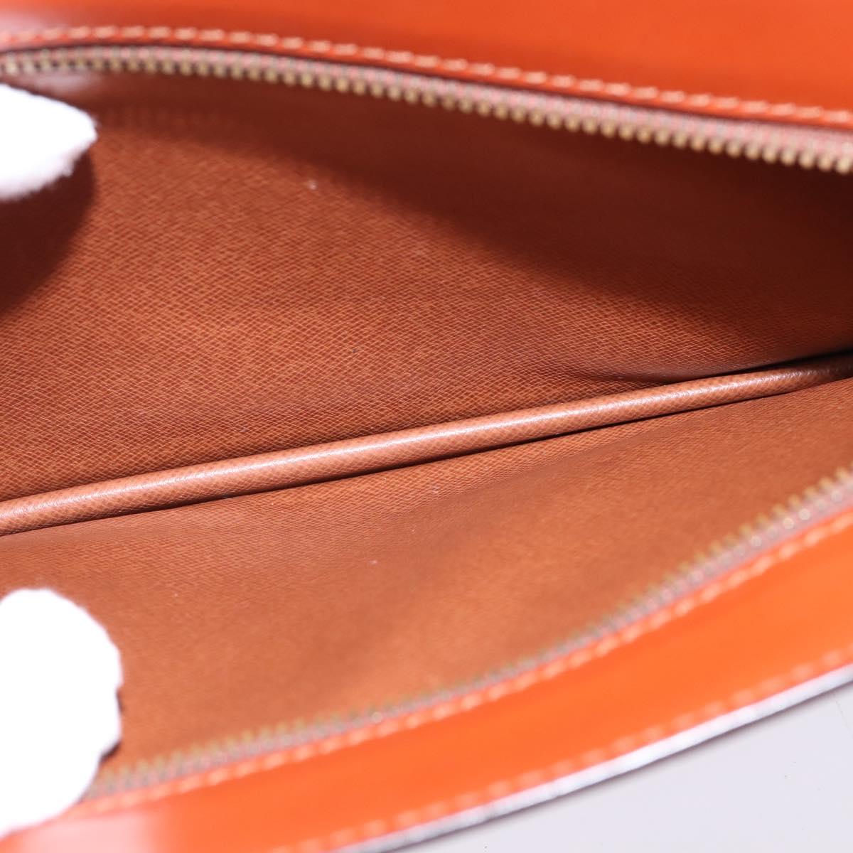 LOUIS VUITTON Epi Angian Clutch Bag Brown M52113 LV Auth 144944