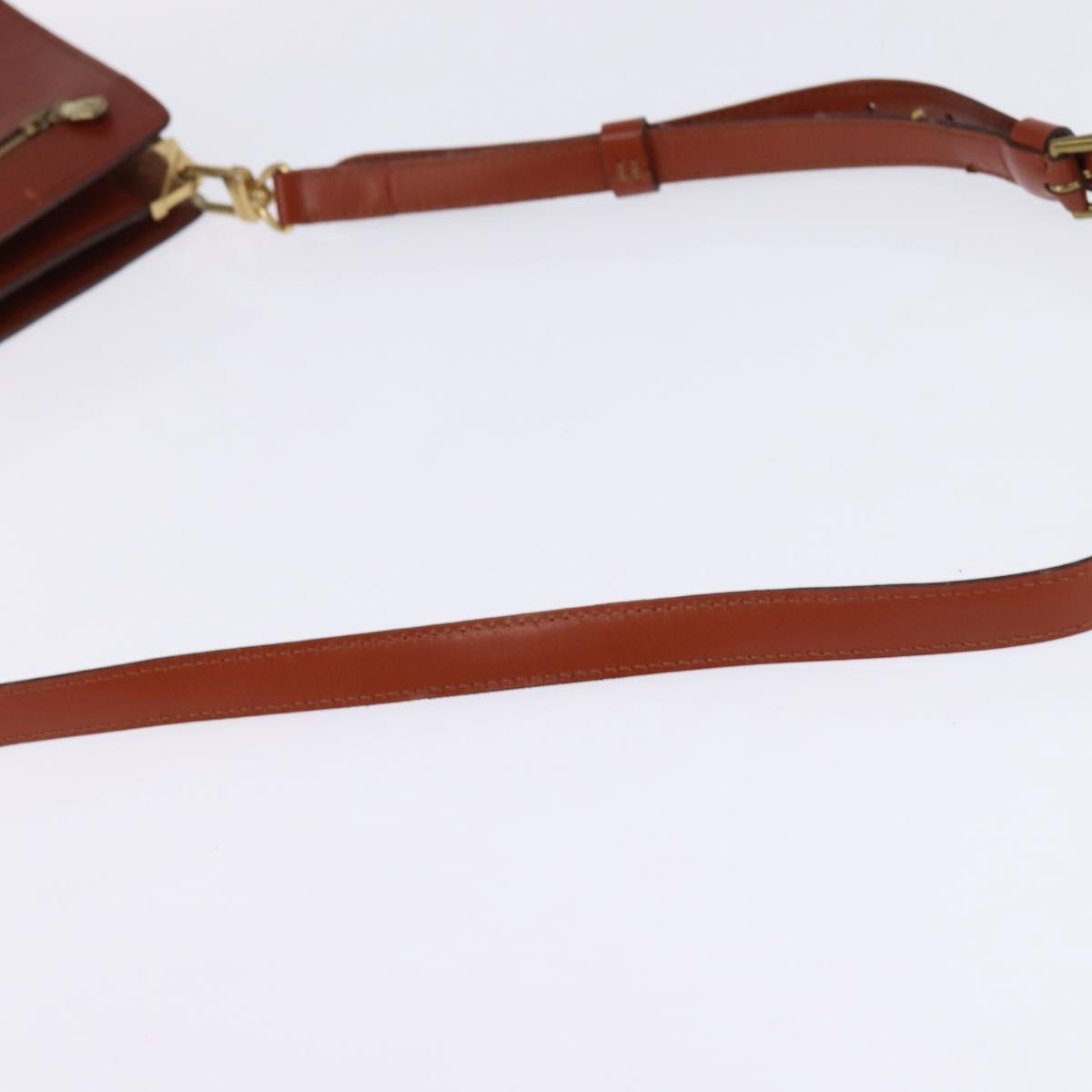 LOUIS VUITTON Epi Angian Clutch Bag Brown M52113 LV Auth 144944