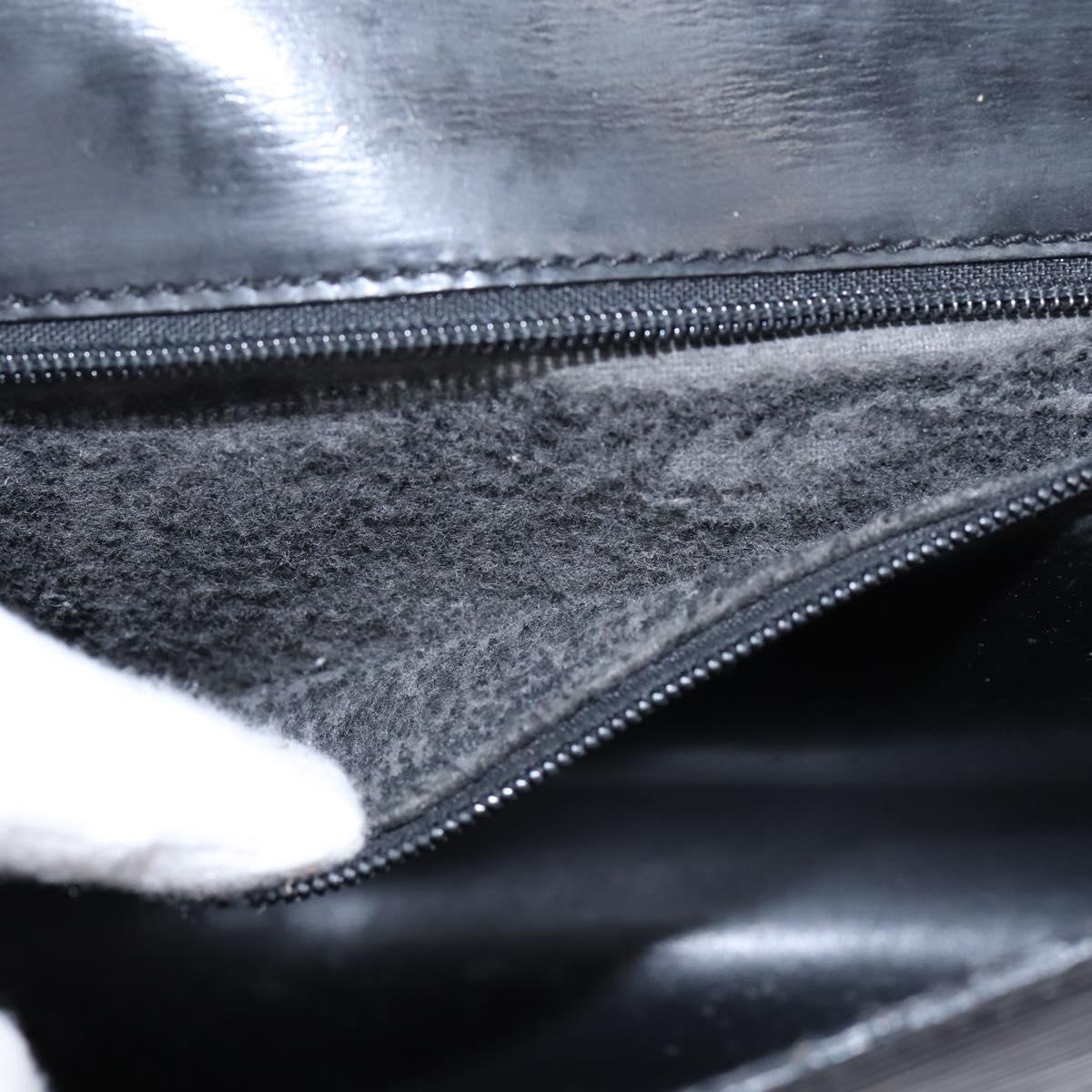 LOUIS VUITTON Epi Pochette Arche Shoulder Bag Black Noir M52572 LV Auth 144945