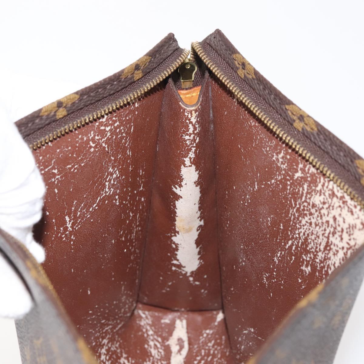 LOUIS VUITTON Monogram Poche Toilette 26 Pouch M47542 LV Auth 144952