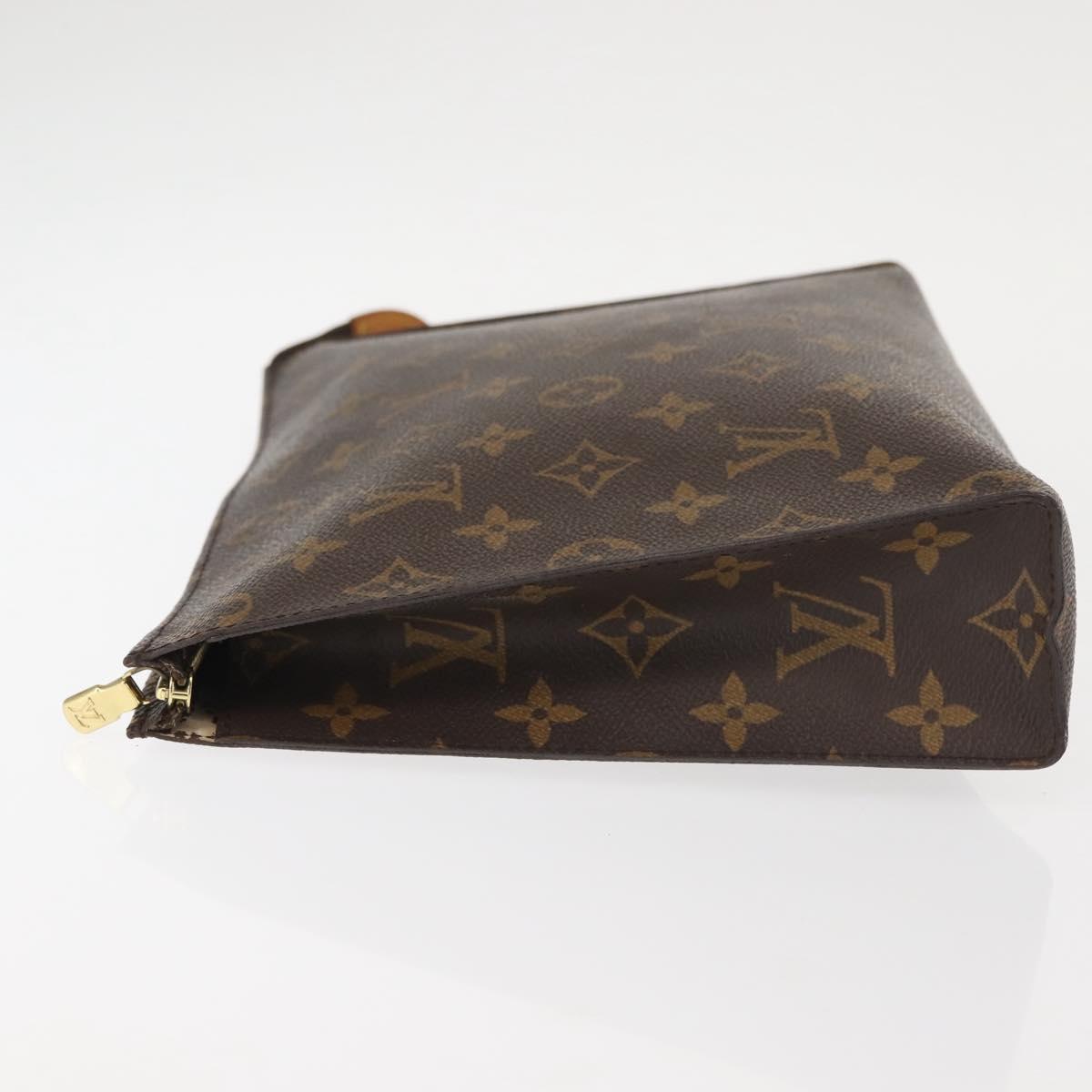 LOUIS VUITTON Monogram Poche Toilette 26 Pouch M47542 LV Auth 144952