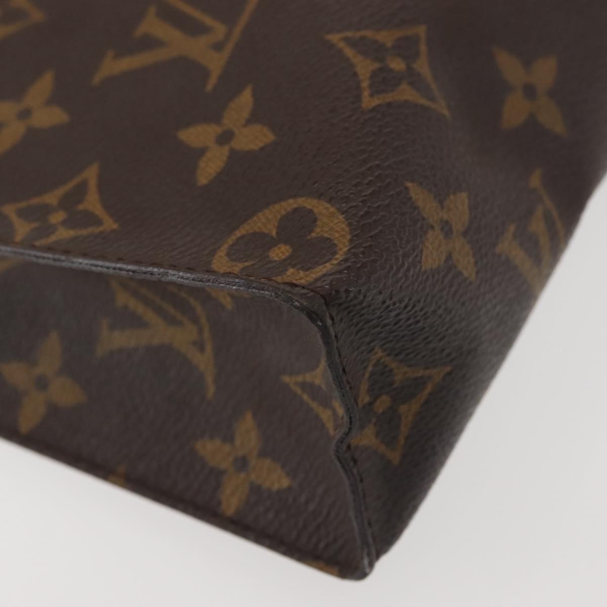 LOUIS VUITTON Monogram Poche Toilette 26 Pouch M47542 LV Auth 144952